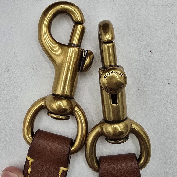 💥NWT💥Coach Glovetanned Leather Archive Duffle 20, Saddle - Picture 11 of 16